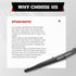 OTUAYAUTO Rear Wiper Blade Replacement for Jeep Wrangler 07-18, Back Windshield Wiper Blade 13 inch, OEM# 68002490AB...