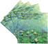 3dRose CST_126641_3 Water Lilies No 2 by Claude Monet, 1914-1917 Ceramic Tile Coasters (Set of 4)...