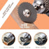 6 Pcs Rotary Drill Saw Blades, Steel Saw Disc Wheel Cutting Blades with 1/8" Straight Shank Mandrel for Dremel Drills Rotary Tools(Power Tools are...