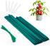 Plant Stakes 50 PCS Garden Green Bamboo Sticks Plant Support Stakes for Indoor and Outdoor Plants, Wooden Sign Posting Flower Pot Garden Stakes(15...