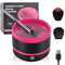 Electric Makeup Brush Cleaner Machine, Quick Cleaning Make Up Brush Washing Tool, Fast Spin and Clean in Seconds - Black & Pink...