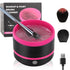 Electric Makeup Brush Cleaner Machine, Quick Cleaning Make Up Brush Washing Tool, Fast Spin and Clean in Seconds - Black & Pink...
