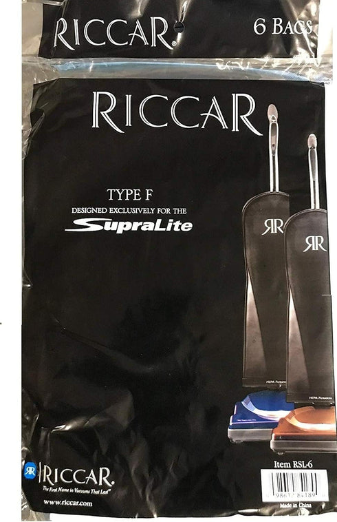 Riccar Supra Lite Upright Vacuum Bags - Designed to fit Simplicity Freedom Lightweight Uprights...