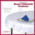 LAMINET Heavy-Duty Deluxe Crystal Clear Vinyl Tablecloth Protector 70" Round...
