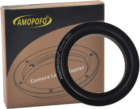 52mm to NEX Macro Lens Reverse Ring Compatible with A9 A7 A7s A7R A7II A7RII A7SII A6300 A5100 A6000 A5000 A3000 NEX-5T NEX-3N NEX-6.with 52mm Fil...