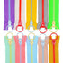 YaHoGa 10PCS 16 Inch (40CM) #5 Plastic Zippers with Lifting Ring Pull Close End Vislon Resin Zippers for DIY Sewing Craft Bags Garment (16" C/E)...