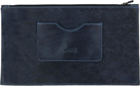 Hide & Drink, Rectangular Zippered Handbag for Women with Card Slot, Female Purse, Full Grain Leather, Handmade...