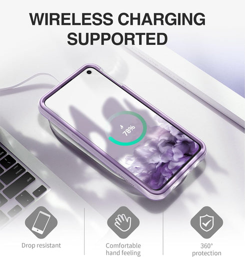 SURITCH Case for Samsung Galaxy S10e,?Built in Screen Protector??Support Wireless Charging? Rugged Back Cover Hybrid Bumper 360 Protective Case Ma...