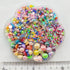 Chenkou Craft 3000PCS 1 Box 7 Sizes (2.5/3/4/5/6/8/10mm) Round Flatback Imitation Half Pearls Bead Loose Beads Gem (Half Ball/Bright Color)...