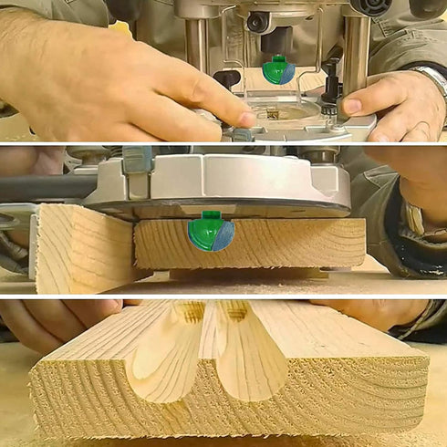 YUENTOEN 5 Pieces Trim Bits Round Nose Cove Box Router Bit, Woodworking Milling Cutter Tool Kit for Home Improvement and DIY...