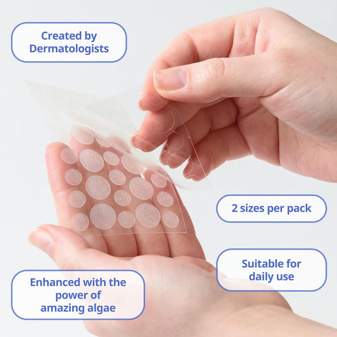 The Sensitive Skin Patch (48 Patches) | Bespoke Formula Pimple Patches for Face | Clear Skin, Gentle Touch | Results After 6 Hours | Strategically...