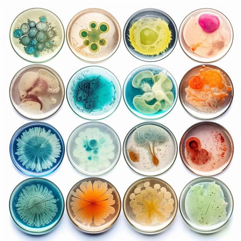 Sterile Plastic Petri Dishes with Lid, 10 PCS of Dia.90mm*15mm Clear Petri Plate Bulk, with 3 Vents for Classroom, Laboratory,Science Party, PPD90...