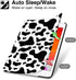 Hi Space for iPad 9th 8th 7th Generation Case for iPad 10.2 Case 2021 2020 2019 Cow Cattle with Pencil Holder, Shockproof Protective Smart Cover A...