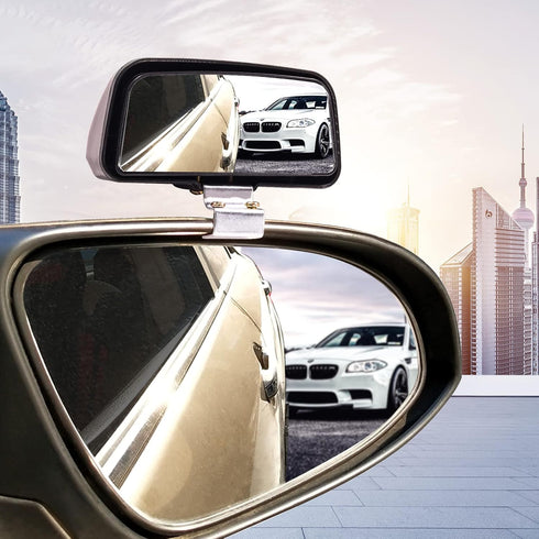Car Blind Spot Mirror, Wide Angle Reversing Auxiliary Mirror, HD Car Rearview Mirror,Black, 1PCS...