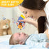 Baby Wrist Rattle Socks and Foot Finder Set Baby Rattles Toys for 0-12 Month, Infant Girl Boy Toys for Babies 3-6 Months, Newborn Hand & Foot Toys...