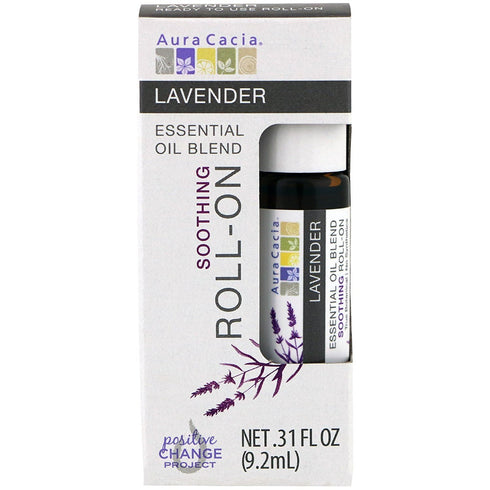 Aura Cacia Oil Roll-On, Lavender, 0.31 Fluid Ounce...