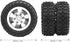 2pcs RC Car Rear Tires, Durable 52mm Aluminum Alloy Rear Tire RC Upgrade Parts for WPL D12 1/10 RC Truck, RC Wheels RC Accessories (009)(Silver)...