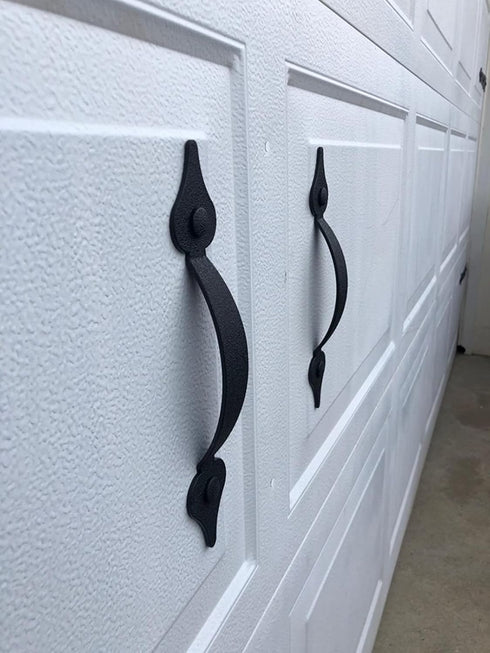 Garage Door Magnetic Decorative Hardware Carriage Accents Faux Hinges Handle Kit Pack of 1...