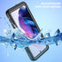 Waterproof Case for Galaxy S21 Fe 5G, Waterproof Shockproof Dirtproof Snowproof Case Rugged Clear Cover for Samsung Galaxy S21 Fe 5G for Snorkelin...
