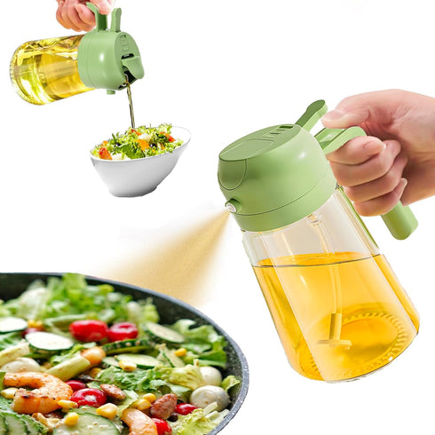 Oil Sprayer for Cooking,470ml Olive Oil Spritzer,Oil Sprayer for Air Fryer, Salad,BBQ,Roasting...