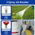 Jet Spray Nozzle High Pressure Hose Nozzle, Upgraded Pressure Washer Wand Gun with 2 Spray Nozzles and Quick Connectors for Car Window Glass Washi...