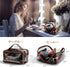 BS-MALL Cosmetic Bags Travel Case Makeup Bag High Capacity Waterproof Travel Makeup Case Organizer, For Women Toiletry Bag (A-Brown)......