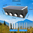 Solar Lights Fence (RGB Solar Outdoor Lights (1pcs))...