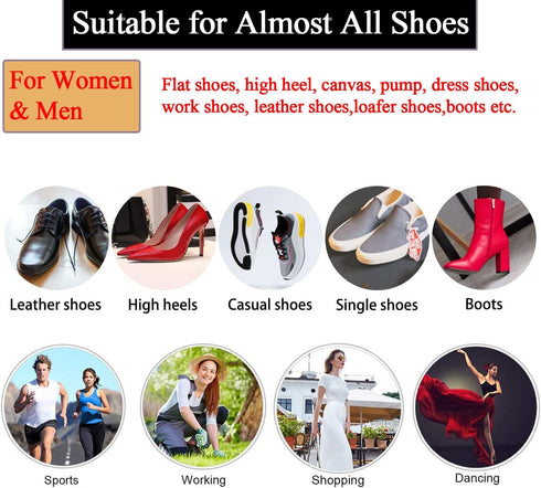 Back Heel Pads for Shoes That are Too Big,8 Pairs Heel Cushions for Heel Pain Relief,Heel Grips Liner Cushions Inserts for Womens Mens Loose Shoes...