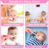 Baby Healthcare and Grooming Kit, 26 in 1 Portable Baby Safety Care Set with Hair Brush Comb Nasal Aspirator Electric Nail Trimmer Set Baby Essent...