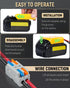 Vibit Power Wheel Adapter for Dewalt 20 V Lithium Battery, Peg-Perego Dewalt Battery Adapter with Original Wire Harness Connector, DC Power Adapte...