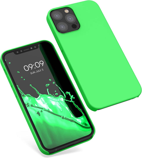 kwmobile Case Compatible with Apple iPhone 12 / iPhone 12 Pro Case - TPU Silicone Phone Cover with Soft Finish - Lime Green...