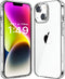 JJGoo Compatible with iPhone 14 Plus Case Clear, Non-Yellowing Shockproof Phone Case for Apple iPhone 14 Plus, Slim Anti-Scratch Hard PC Back Prot...