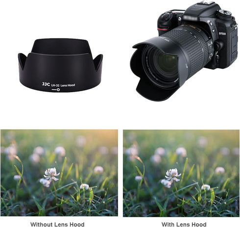 JJC Reversible Dedicated Lens Hood Shade for Nik AF-S DX 18-140mm f/3.5-5.6G ED VR, AF-S DX 18-105mm f/3.5-5.6G ED VR, AF-S DX 18-135mm f/3.5-5.6G...