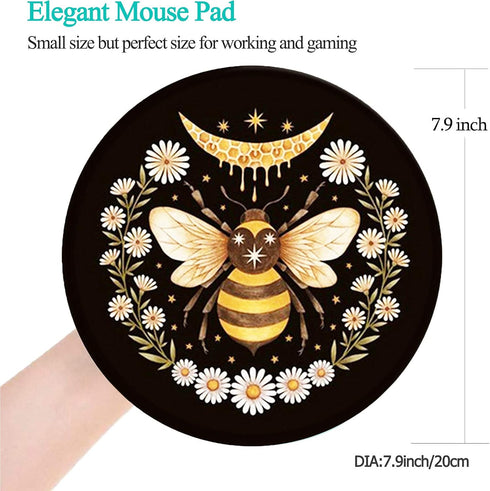 Mouse Pad, Premium-Textured Mouse Pad, Gaming Mouse Pad, Anti-skid Rubber Base Mousepad with Delicate Stitched Edge for Laptop, Computer & PC, Hon...
