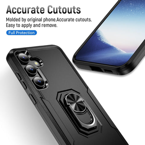 SunRemex for Samsung Galaxy S24 Plus Case with HD Screen Protector, Samsung S24 Plus Phone Case with Kickstand for Galaxy S24 Plus 6.7" (Black)...