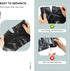 JOYBOS Trash Bags 5 Rolls/75Pcs, Drawstring Small Garbage Bags, 4 Gallon Trash Bag, Portable PE Rubbish Bags Trash Can Liners, Wastebasket Bags Ga...