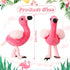 Skylety 8 Pcs 6 Inch Plush Flamingo Party Favors Small Flamingo Stuffed Animal Toy Flamingo Ornaments Keychain Birthday Party Supplies...
