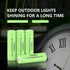 Rechargeable AA Batteries 4 Pack, Double A Battery, 1200mah 1.2v NIMH AA Rechargeable Batteries, AA Solar Batteries for Outdoor Solar Lights...