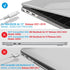 IBENZER Compatible with 2022 2021 2020 MacBook Air 13 inch case M1 A2337 A2179 A1932, Plastic Hard Shell Case for Mac Air 13 Retina Display with T...