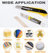 DOWELL 18mm Snap Off Blades SK5 Utility Knife Retractable Blades Box Cutter Blades (30pc)...