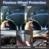 Steering Wheel Cover for Tesla Model 3 Model Y Wrap Protector,Carbon Fiber Finishes Design, Interior Modification Auto Tesla Model Y / 3 Accessori...