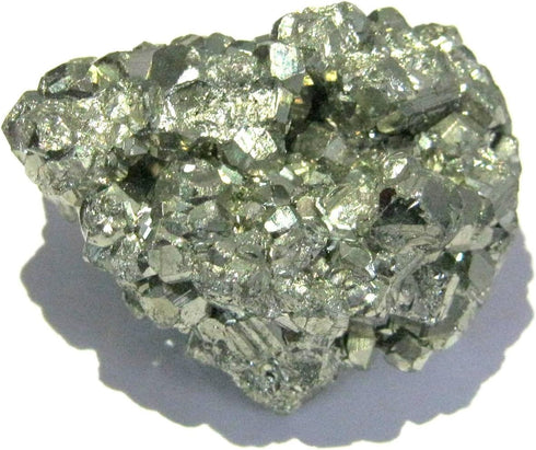 crystalmiracle Golden Pyrite Rock Natural Healing Crystal 0.2-0.3 Lbs Cluster High Energy Reiki Feng Shui Psychic Meditation Deflector Gemstone fo...