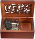 FnLy Antique Engraved Wooden Wind-Up Musical Box,Love Story Musical Box,with Silver-Plating Movement in,Rectangle...
