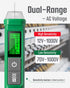 Voltage Tester, TESMEN TN-213 Non-Contact Voltage Tester, Electrical Tester, AC 12V-/70V-1000V, Dual-Range, LCD Display in Percentage, Buzzer Alar...