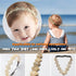 DANMY Baby Girl Super Elastic Headband,Cotton Lace Toddler Hair Band,Infant Soft Turban Hair Accessories Set (gold 1pcs)...