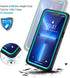 Lanhiem for iPhone 13 Pro Max Case, IP68 Waterproof Dustproof Shockproof Cases with Screen Protector, Full Body Protective Front and Back Cover fo...