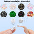 Song Xi 1200pcs Silver Letter Beads Bracelets White Round Acrylic Alphabet Beads 4x7mm White and Silver Letter Beads for Jewelry Making Crafts Chr...