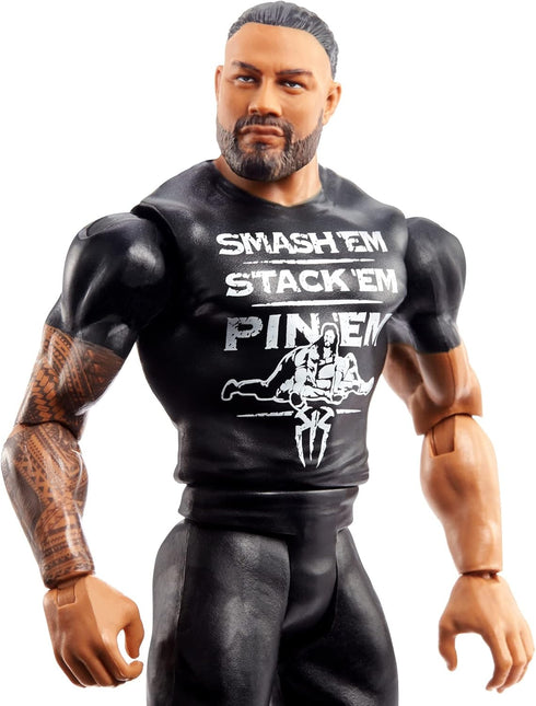 WWE Basic Roman Reigns Action Figure, Posable 6-inch Collectible for Ages 6 Years Old & Up...