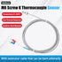 Thermocouple K Type M6 Screw Fine Thread Type K Thermocouple Temperature Sensor Wire 0-400? 1M/2M/3M/4M/5M(3m)...