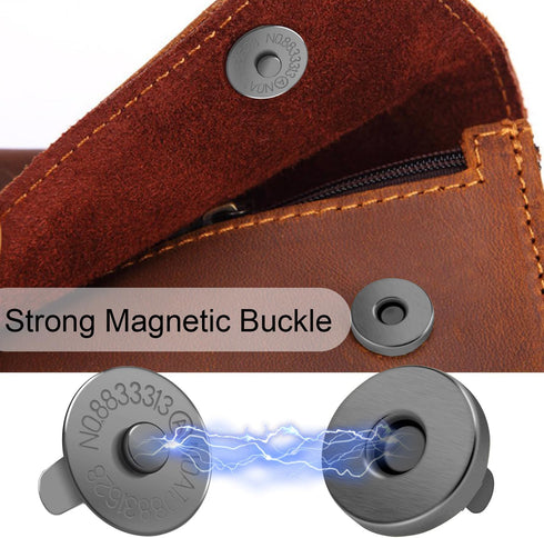 CooBigo 24Sets Magnetic Snaps for Purse Closures 14mm Magnetic Fastener Replacement Kit Magnetic Snaps for Purses and Totes Clothing Bag DIY Craft...